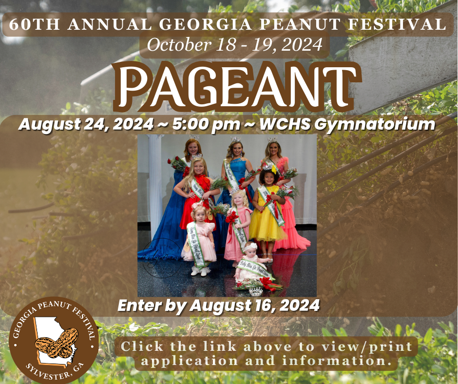 Georgia Peanut Pageant 2024 Flyer